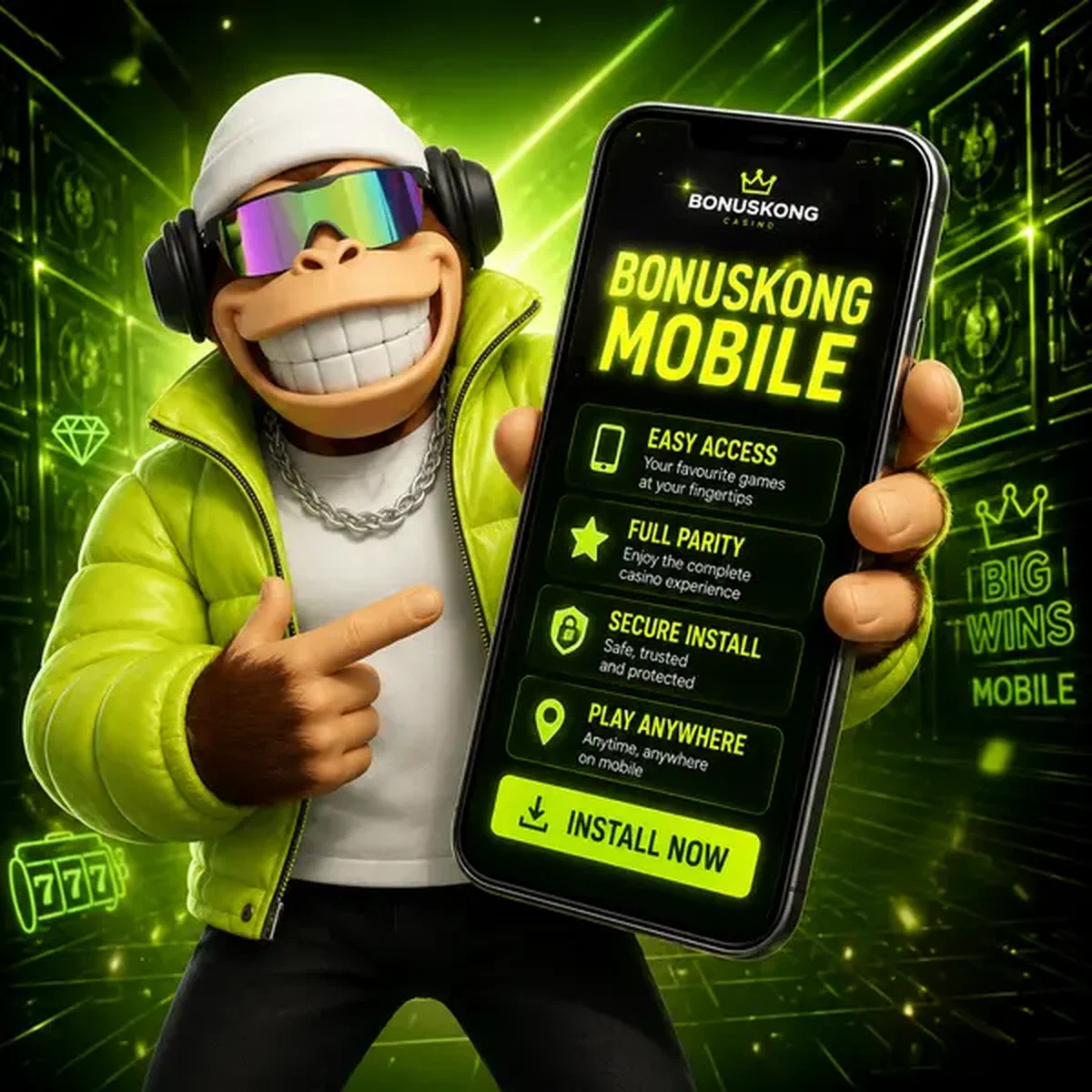BonusKong präsentiert mobile App-Oberfläche für nahtloses Casino-Gaming unterwegs